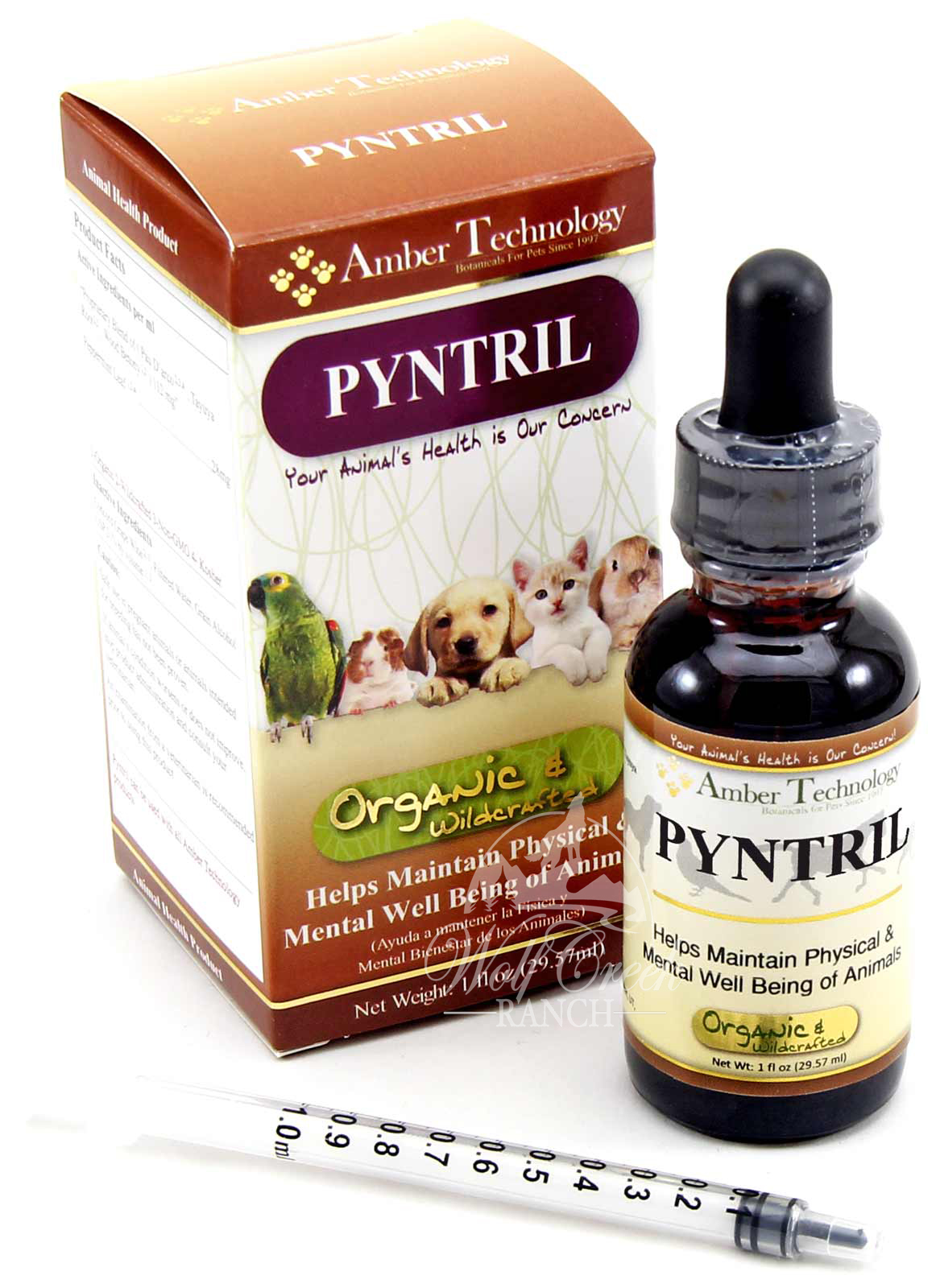 Pyntril is an organic natural pet calming aid.