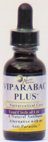 Viparabac Plus is an excellent organic natural antibiotic alternative for people!  Buy it today to eliminate viruses, bacteria, fungi, and protozoan!